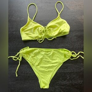Kendall & Kylie Lime Green Bikini Set